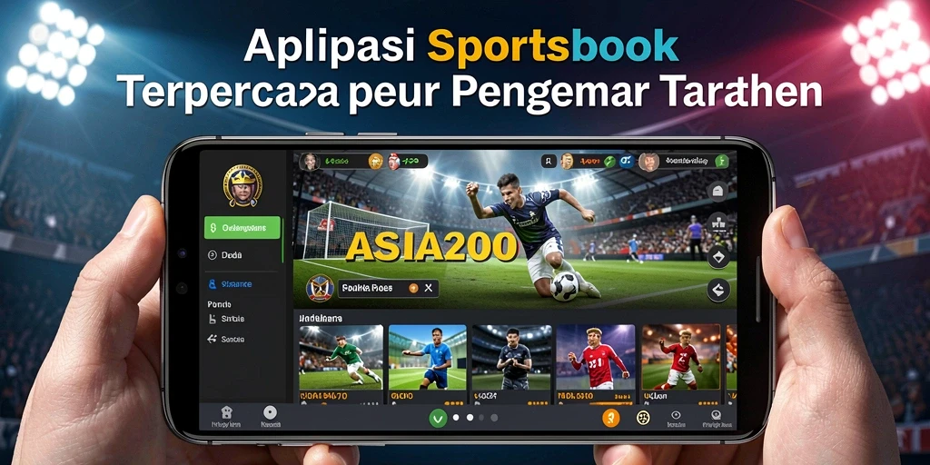 Screenshot gameplay ASIA200 dengan tampilan taruhan olahraga yang menarik.
