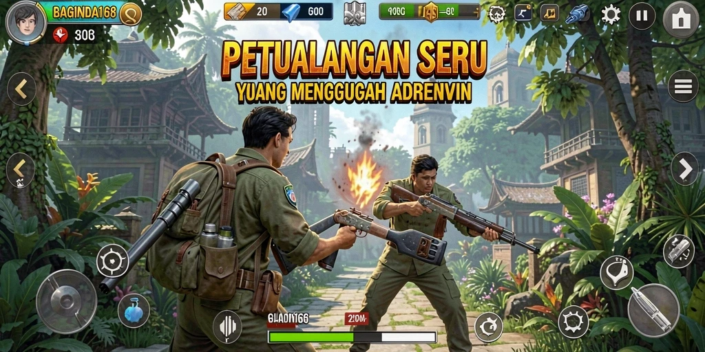 Tampilan gameplay mendebarkan di BAGINDA168 dengan petualangan menantang.