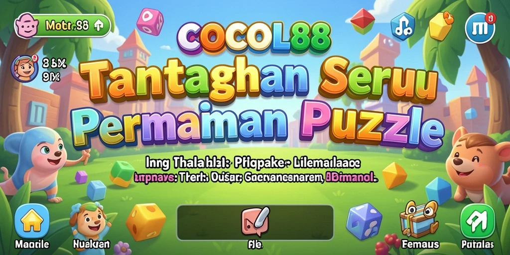 Tampilan gameplay seru COCOL88 dengan tantangan Puzzle yang menarik.