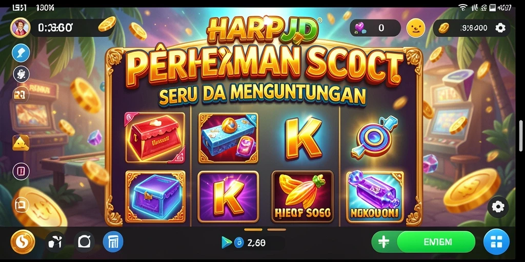 Screenshot gameplay slot HARAPJP yang menarik dan penuh aksi.