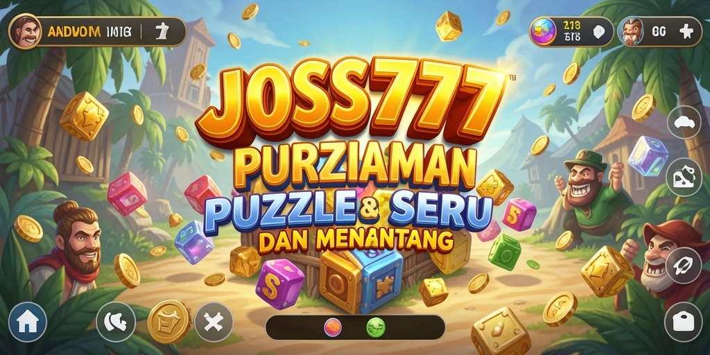 Tampilan gameplay menarik dari JOSS777 dengan tantangan Puzzle.