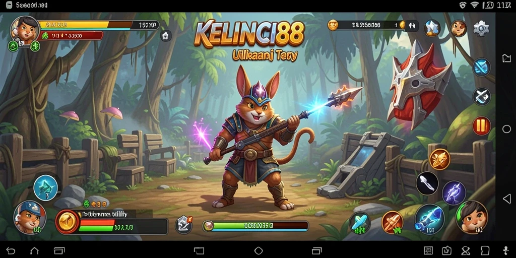 Tampilan antarmuka sederhana dan fungsional dari KELINCI88.