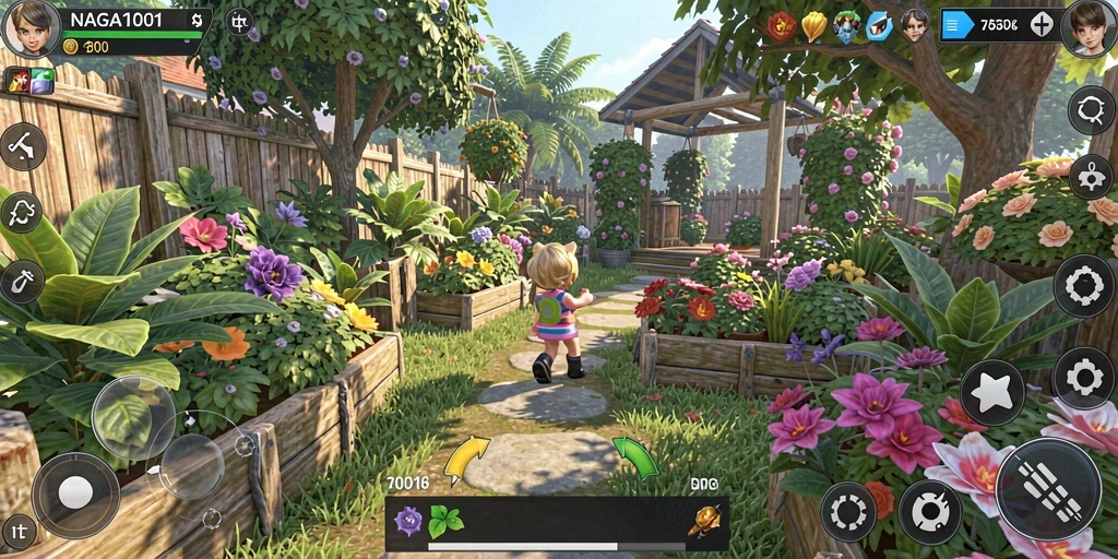 Screenshot NAGA1001 menampilkan gameplay yang penuh warna dan realistik.