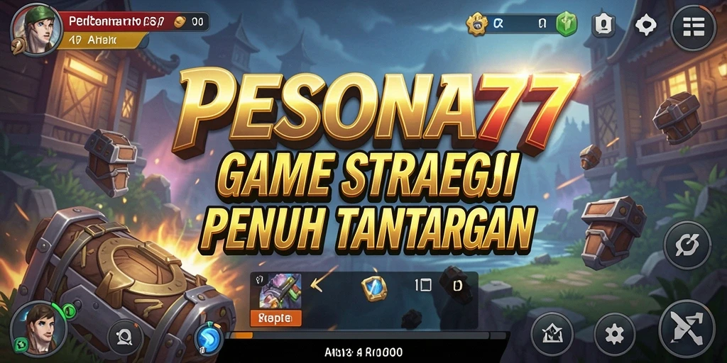 Tampilan gameplay PESONA77 yang menegangkan dan penuh strategi.