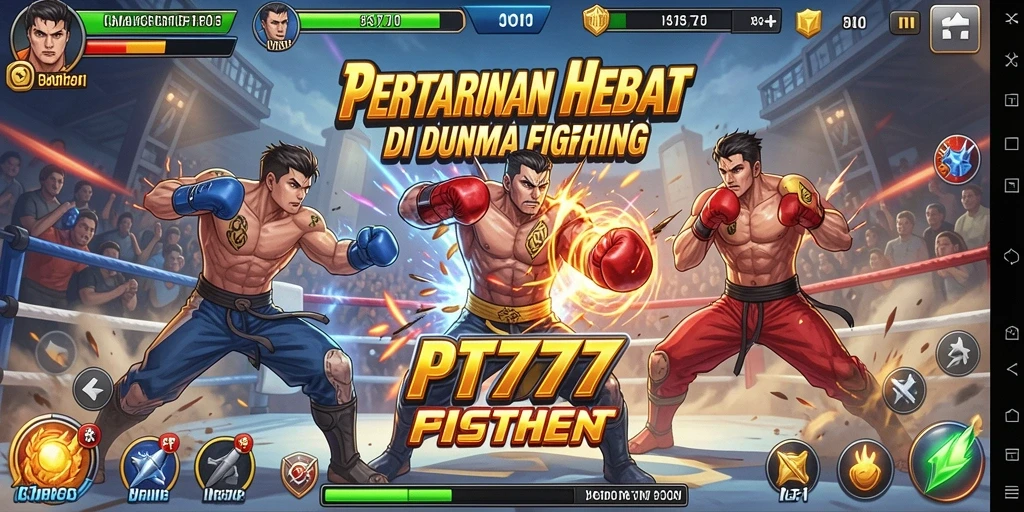 Tampilan menarik dan gameplay pertarungan intense di PT777.