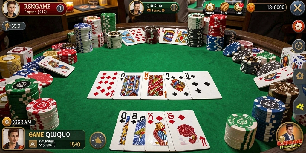 Screenshot gameplay yang mendebarkan dari RSNGAME.