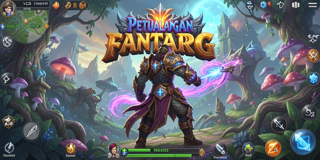 Screenshoot gameplay VC55 yang menunjukkan aksi seru dalam pertempuran ARPG.