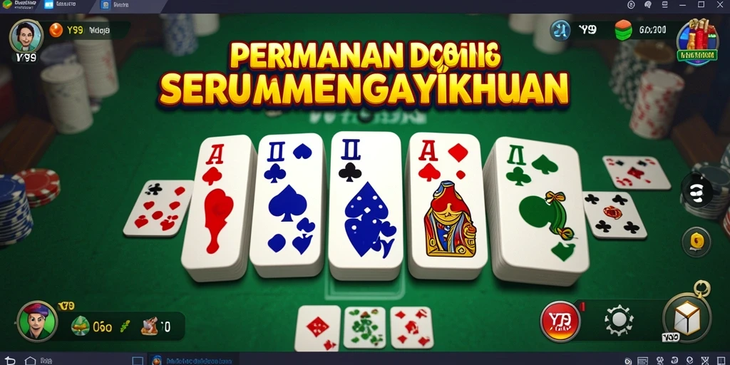 Tangkapan layar gameplay Y89 yang mendebarkan dalam permainan Domino.