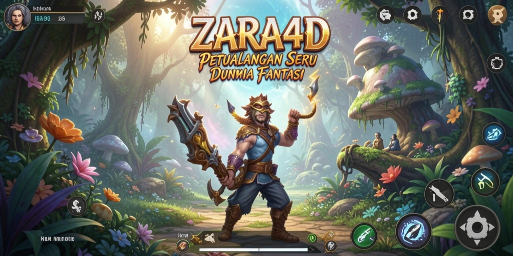 Tampilan gameplay ZARA4D dengan grafis yang menakjubkan di dunia petualangan.
