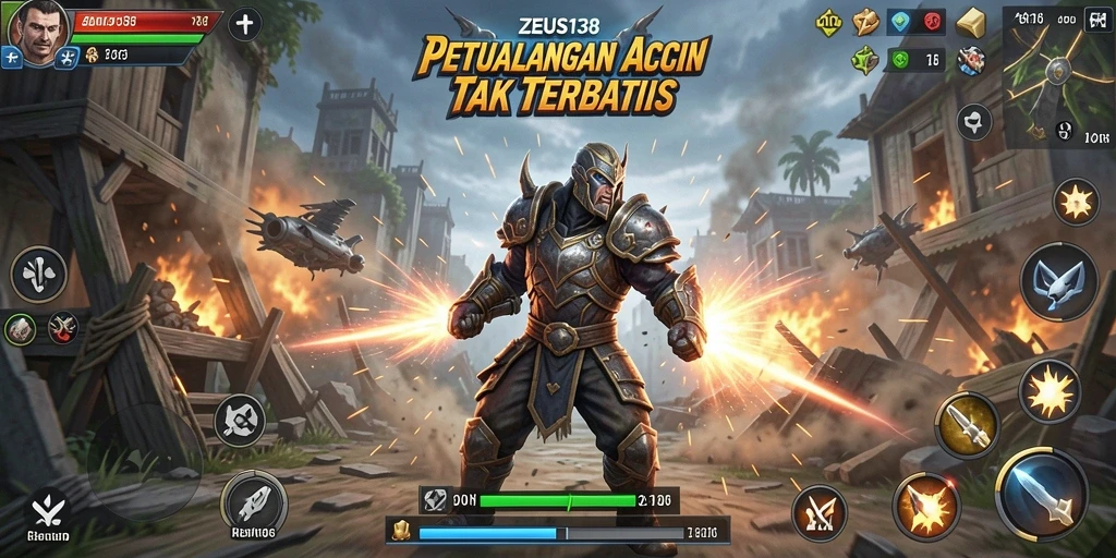 Tampilan aksi seru dari gameplay ZEUS138 yang menggebu.